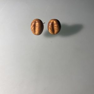 Coffee beans stud earrings